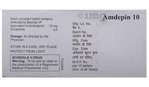 Amdepin 10 Tablet image Amdepin 10 Tablet image