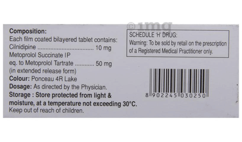 Cilacar-M 10/50 Tablet ER image