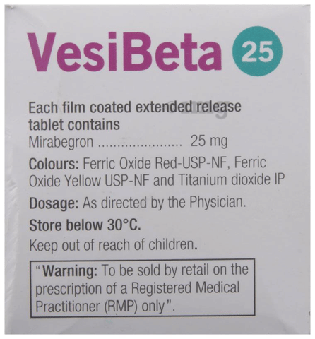 VesiBeta 25 Tablet ER image VesiBeta 25 Tablet ER image
