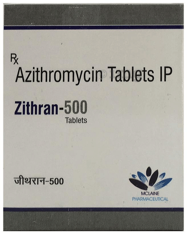 Zithran 500 Tablet image