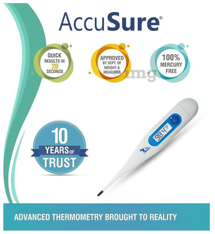 Dr. Gene Accusure MT 32 Digital Thermometer 20 Seconds Buy packet of 1.0 Unit at best price in India 1mg