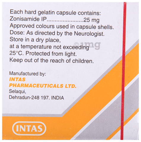 Zonimid 25 Capsule image