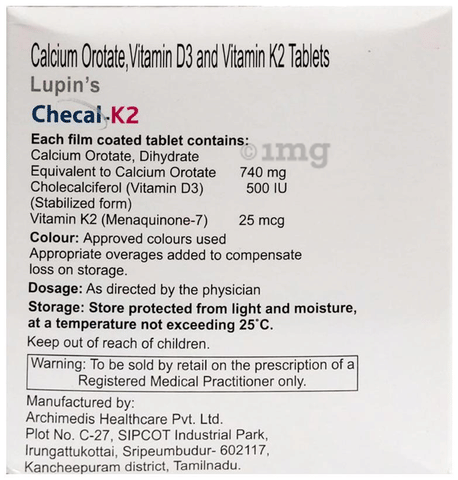 Checal K2 Tablet image