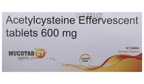 Mucotab ET Tablet Orange Sugar Free image Mucotab ET Tablet Orange Sugar Free image