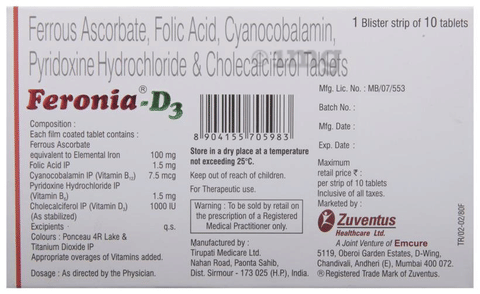 Feronia -D3 Tablet image