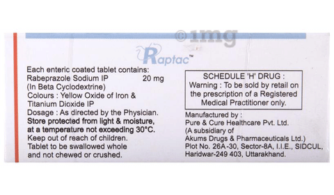 Raptac Tablet image Raptac Tablet image