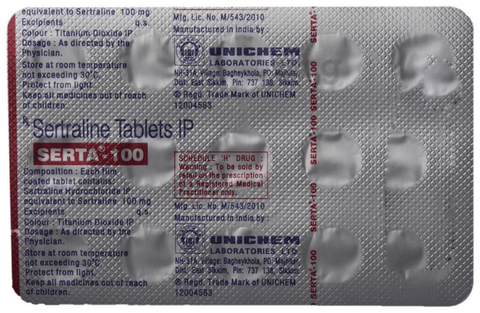 SErta 100 Tablet image