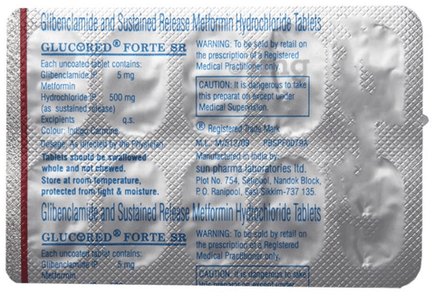 Glucored Forte SR Tablet image
