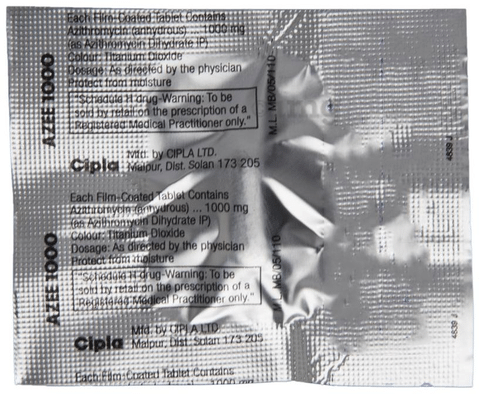 Azithromycin 1000mg cost