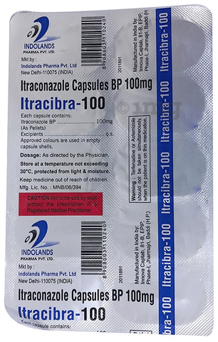 Itracibra 100 Capsule image