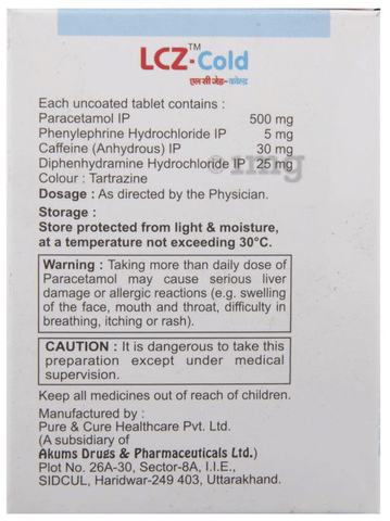 LCZ-Cold Tablet image