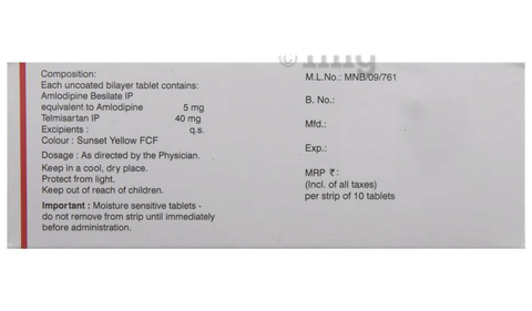 Amlosafe TM 40 Tablet image Amlosafe TM 40 Tablet image