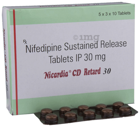 Nicardia CD Retard 30 Tablet SR