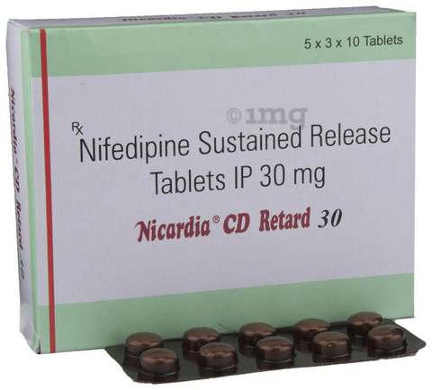 Nicardia CD Retard 30 Tablet SR image Nicardia CD Retard 30 Tablet SR image
