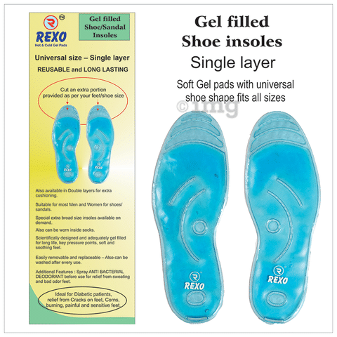 Gel foot insoles store