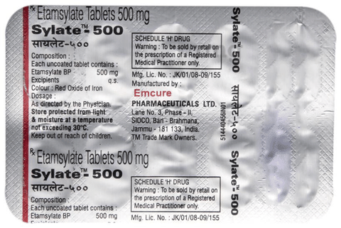 Sylate 500 Tablet image