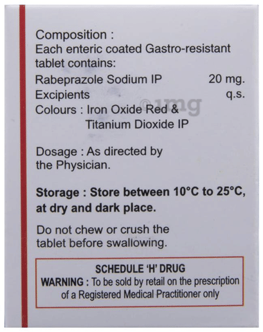 Rabonik 20 Tablet image