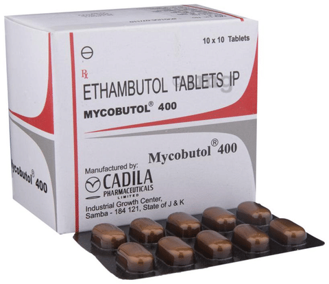 Mycobutol 400 Tablet image