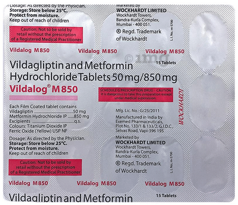 Vildalog M 850 Tablet
