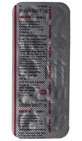 Calpin 5mg Tablet: View Uses, Side Effects, Price - osudpotro