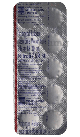 Nitrofix SR 30 Tablet image