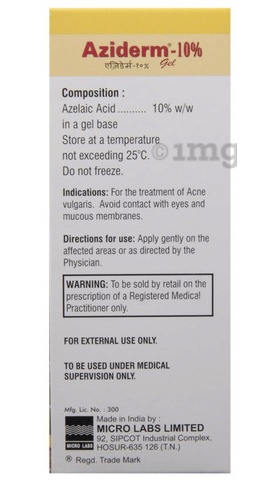 Aziderm 10% Gel image Aziderm 10% Gel image
