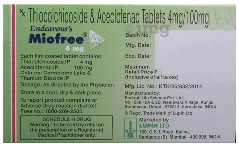 Miofree A 4mg Tablet image Miofree A 4mg Tablet image