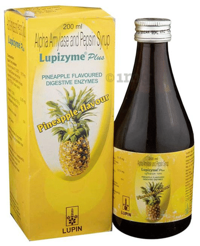 Lupizyme Plus Alpha Amylase & Pepsin Syrup | For Indigestion, Flatulence & Bloating | Flavour Orange image Lupizyme Plus Alpha Amylase & Pepsin Syrup | For Indigestion, Flatulence & Bloating | Flavour Orange image