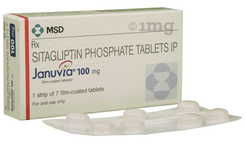 Januvia 100mg Tablet image Januvia 100mg Tablet image