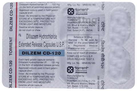 Dilzem CD 120 Capsule ER image