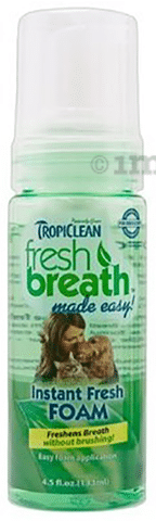 Tropiclean fresh shop breath foam