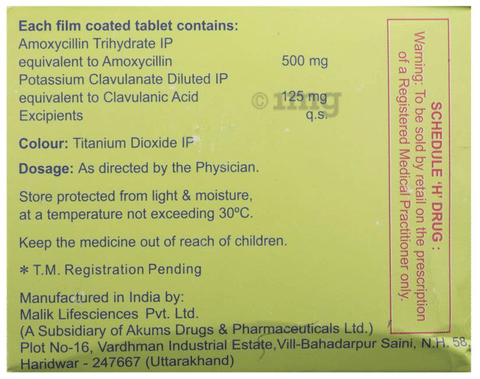 Amclaid 625 Tablet image