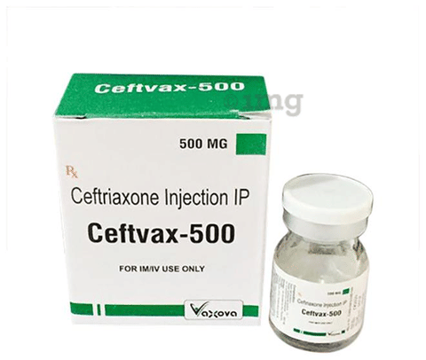 Ceftvax 500mg Injection image