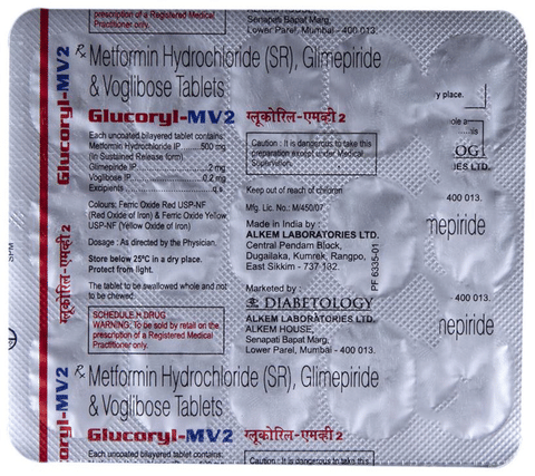 Glucoryl-MV 2 Tablet SR image