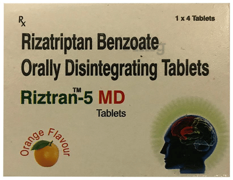 Riztran 5 MD Tablet Orange image