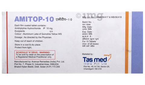 Amitop 10 Tablet image