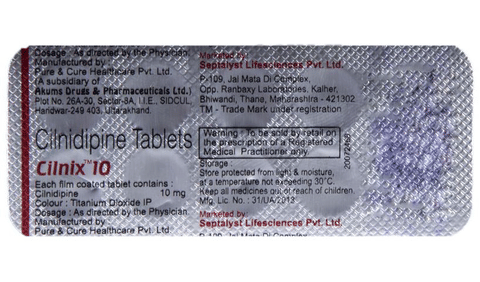 Cilnix 10 Tablet image