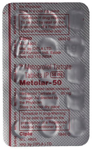 MetoLAR 50 Tablet image