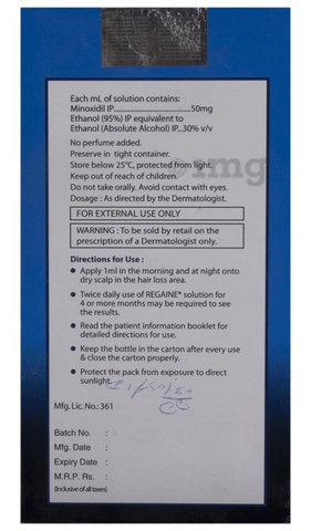 Regaine 5% Solution image Regaine 5% Solution image