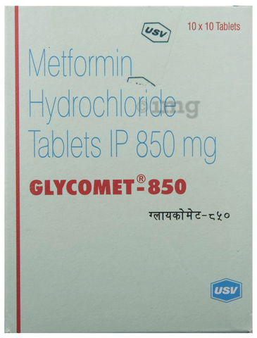 Glycomet 850 Tablet image