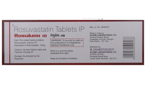 Rosukem 10 Tablet image Rosukem 10 Tablet image