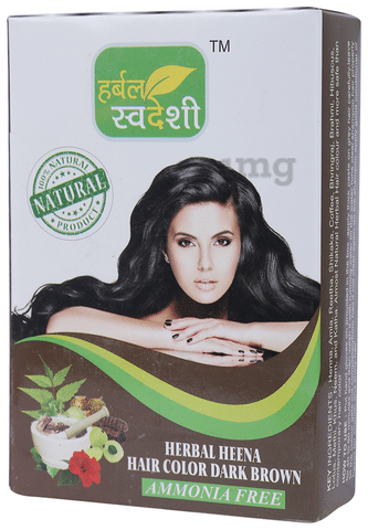 VEDICAYURVEDA Natural Brown Hair Color With No Ammonia For Men And Women   Vedicayurveda BioOrganic Products sep Roots Of Healthy Lifes
