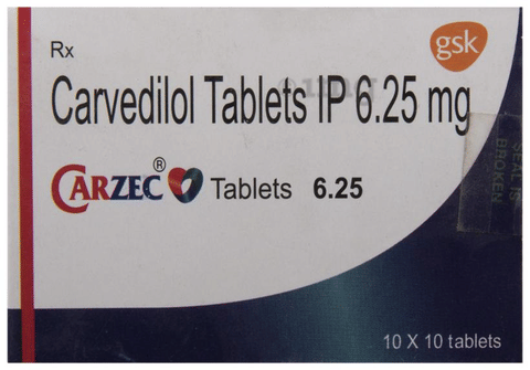 Carzec 6.25 Tablet image Carzec 6.25 Tablet image