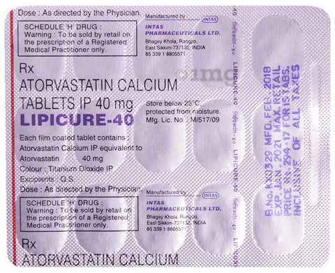LipiCURE 40 Tablet image
