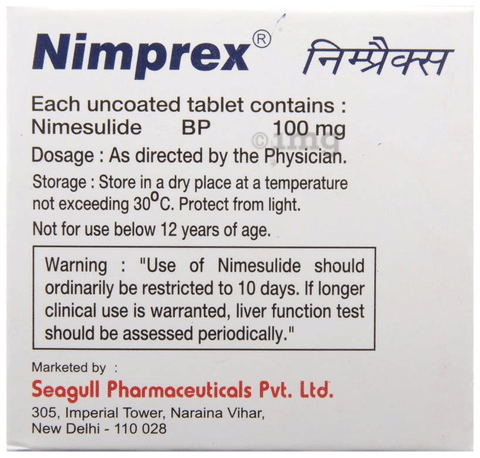 Nimprex Tablet image