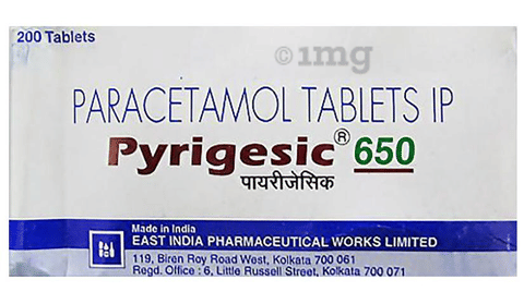 Pyrigesic 650 Tablet image Pyrigesic 650 Tablet image