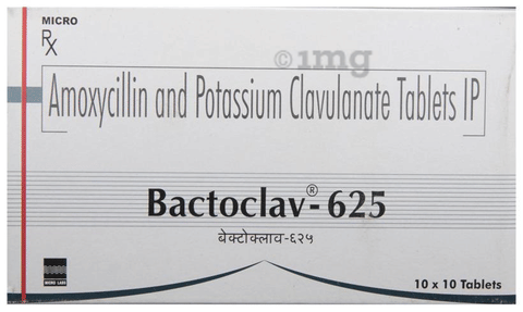 Bactoclav 625 Tablet image