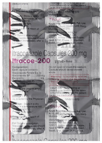 Itracoe 200 Capsule image Itracoe 200 Capsule image