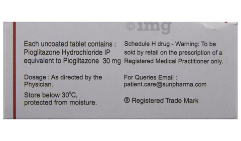 Pioglar 30 Tablet image