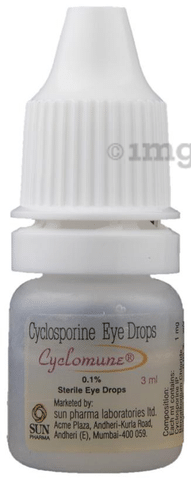 Cyclomune 0.1 Eye Drop View Uses Side Effects Price and